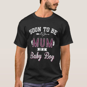 Camiseta Pronto será la Mamá de un hermoso día de madre beb