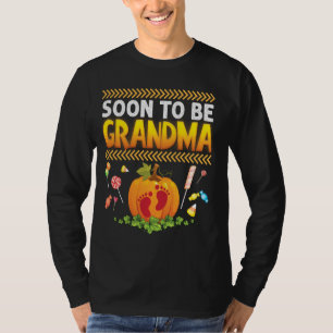 Camiseta Pronto Será La Pequeña Huella De La Abuela