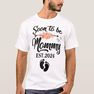 Camiseta Pronto Será La Primera Madre Día De La Madre 2024