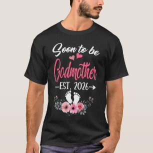 Camiseta Pronto Será Madrina Est 2026 Día de la Madre Prime