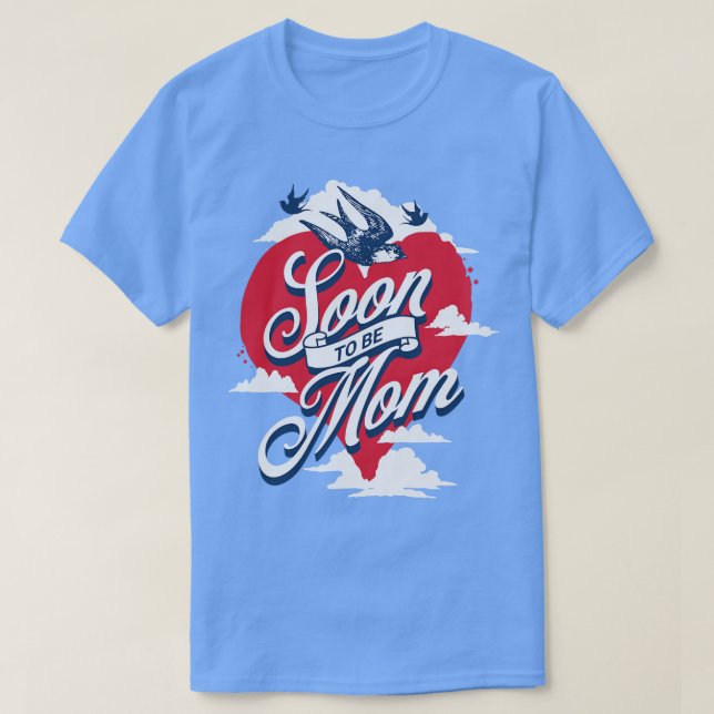 Camiseta Pronto será mamá (Diseño del anverso)