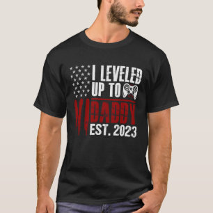 Camiseta Pronto será papá 2023, primera vez papá, bandera e