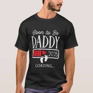 Camiseta Pronto será papá Est 2025 Ascendido a papá Nuevo D