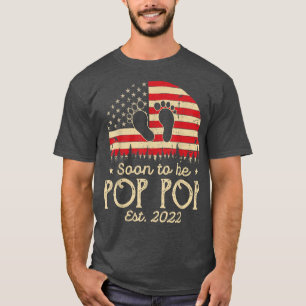 Camiseta Pronto Será Pop Pop Este 2022 Hombres Retro Primer