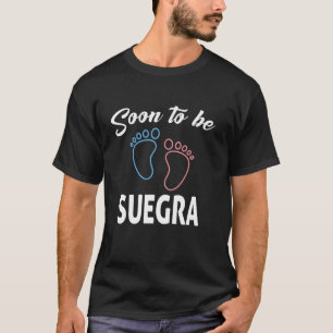 Camiseta Pronto Será SUEGRA Nueva Familia De Invitación De