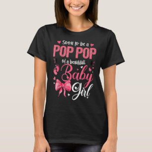 Camiseta Pronto Será Un Pop De Un Hermoso Gend De Niña