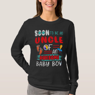 Camiseta Pronto Seré El Tío De Un Bebé Cuto Que Esperaba Ne