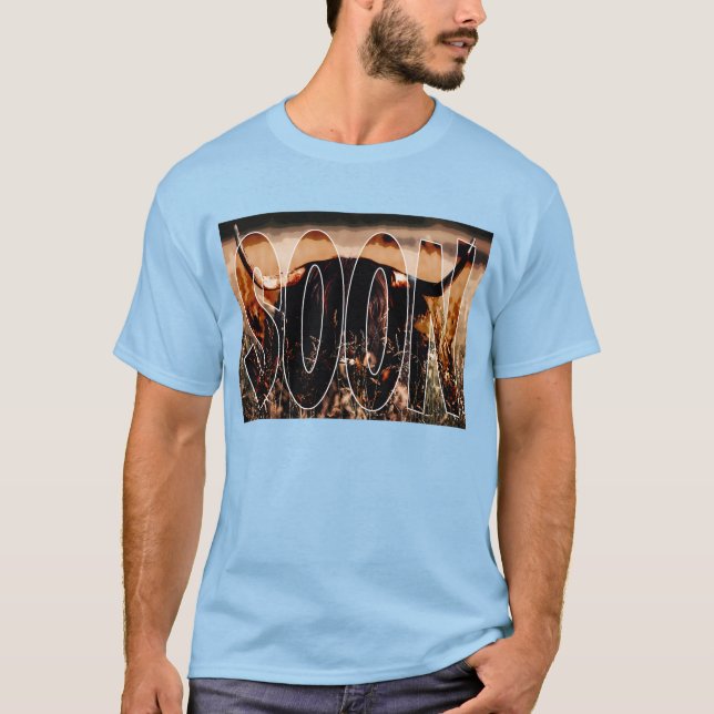 Camiseta "Pronto" - Vaca de las Highlands (Anverso)