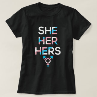 Camiseta Pronunció su símbolo del Orgullo Transgénero MTF