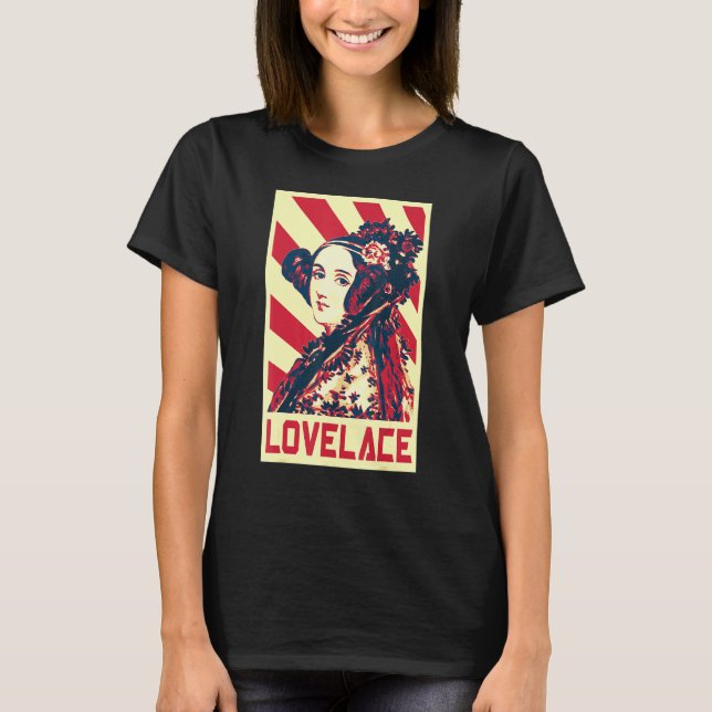 Camiseta Propaganda de Bandera Británica Ada Lovelace (Anverso)