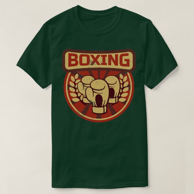 Camiseta Propaganda de boxeo (Diseño del anverso)