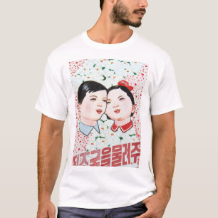 Camiseta Propaganda de Corea del Norte
