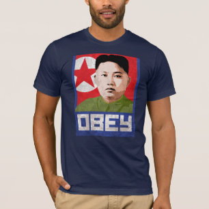 Camiseta Propaganda de la O.N.U de Kim Jong - OBEDEZCA -
