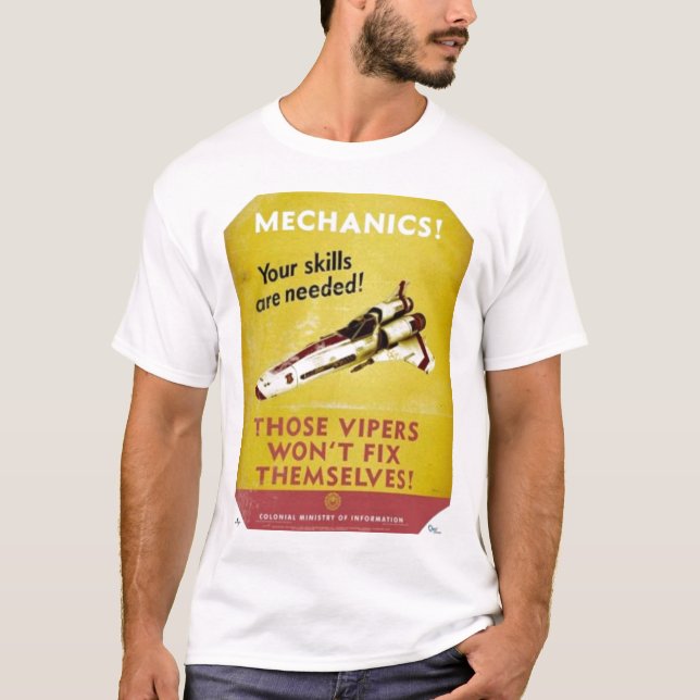 Camiseta Propaganda de los mecánicos WW1 (Anverso)