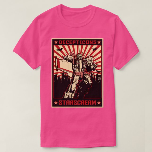 CAMISETA PROPAGANDA DE STARSCREAM (Diseño del anverso)