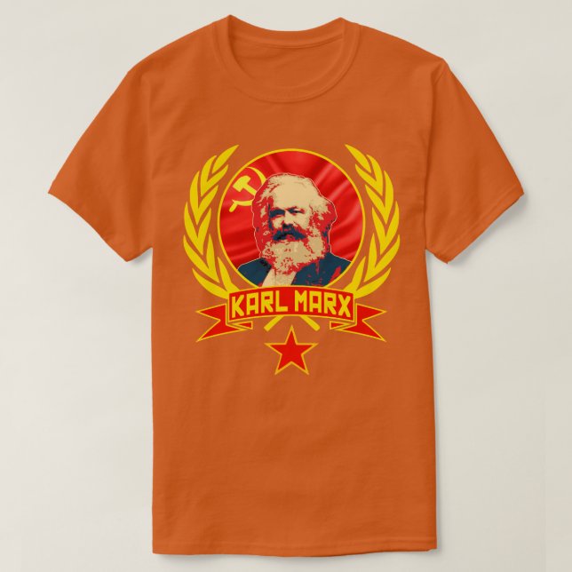 Camiseta Propaganda del comunismo Karl Marx 2 (Diseño del anverso)