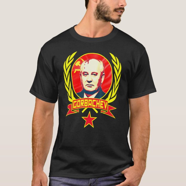Camiseta Propaganda del comunismo soviético de Mikhail Gorb (Anverso)