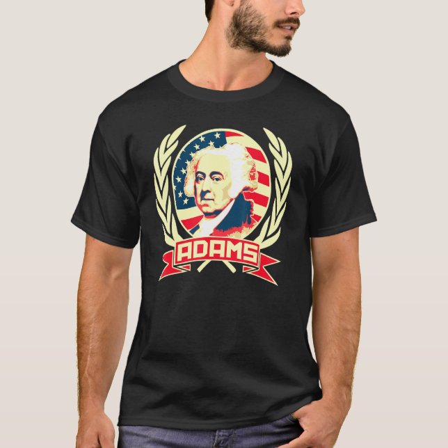 Camiseta Propaganda norteamericana de John Adams (Anverso)