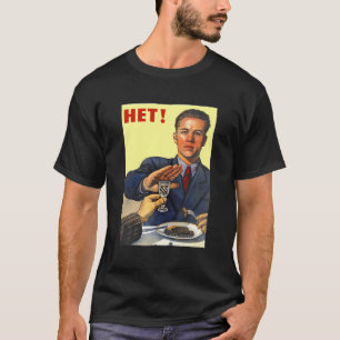 Camiseta Propaganda soviética rusa de los vectores sin alco