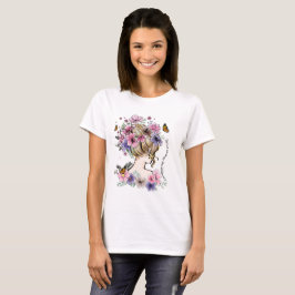 Camiseta Propagar amabilidad como flores silvestres Cita