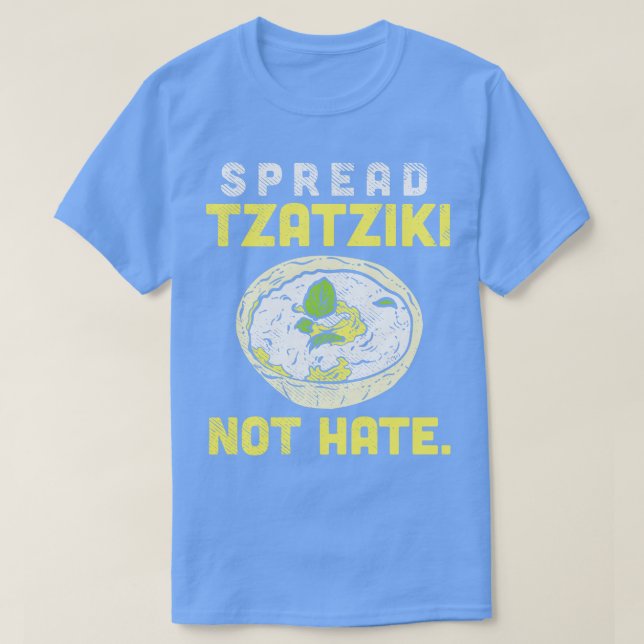 Camiseta Propagar Tzatziki no el odio (Diseño del anverso)