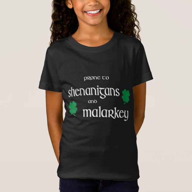 Camiseta Propenso A Los Shenanigans Y El Gracioso Orgullo I (Anverso)
