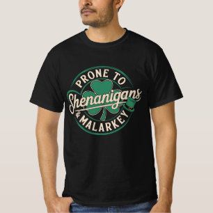 Camiseta Propenso a travesuras y disparates Día de San Patr