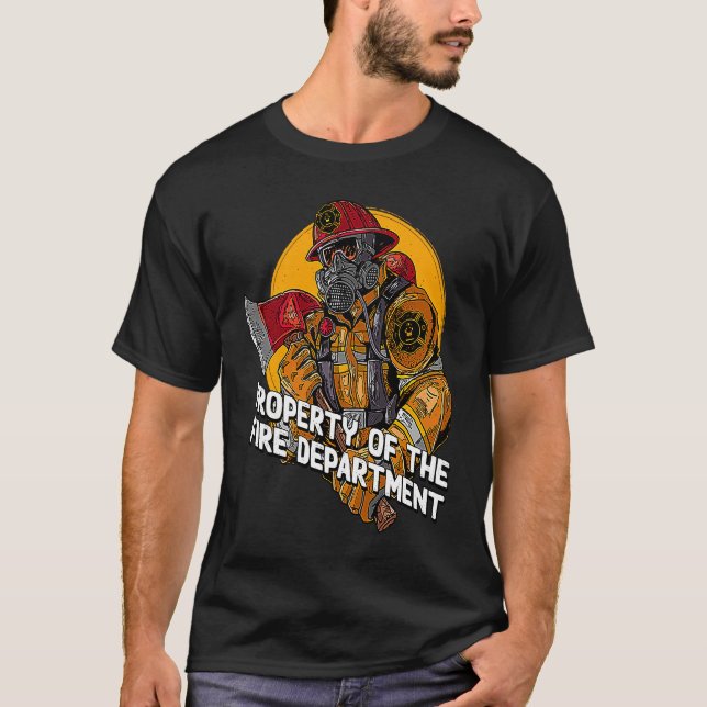 Camiseta Property Fire Department Firefighter Professional  (Anverso)