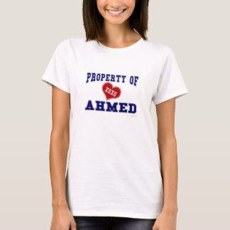 Camiseta Propiedad de Ahmed