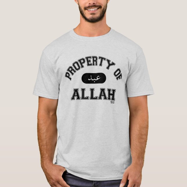 Camiseta Propiedad de Alá (Anverso)