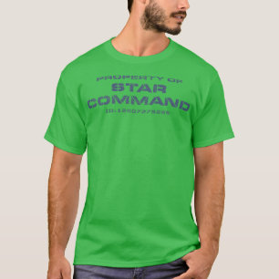 Camiseta Propiedad de comando del árbol de caracteres