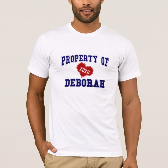 Camiseta Propiedad de Deborah (Anverso)