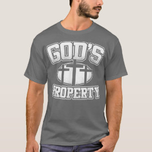 Camiseta Propiedad De Dios Jesús Cristiano Cruce Fe Regalo
