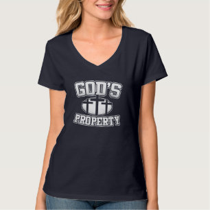 Camiseta Propiedad De Dios Jesús Cristiano Cruce Fe Regalo
