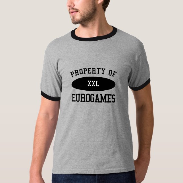 Camiseta Propiedad de Eurogames (Anverso)