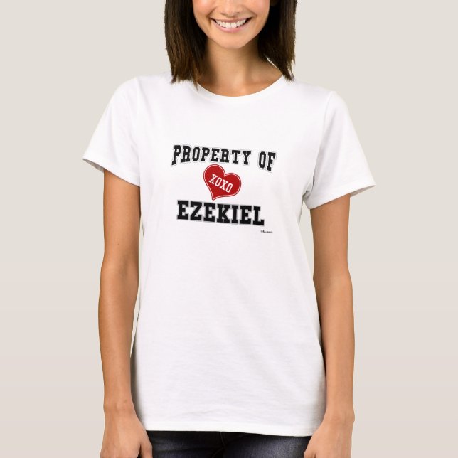 Camiseta Propiedad de Ezekiel (Anverso)