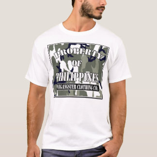 Camiseta propiedad de Filipinas (personalizado)