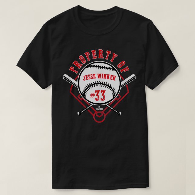 Camiseta Propiedad De Jesse Winker (Diseño del anverso)