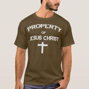 Camiseta Propiedad de Jesucristo Shirt Christian Faith Quo