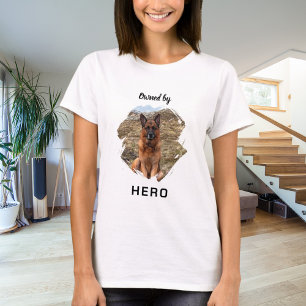 Camiseta Propiedad de la diversión de la foto del perro