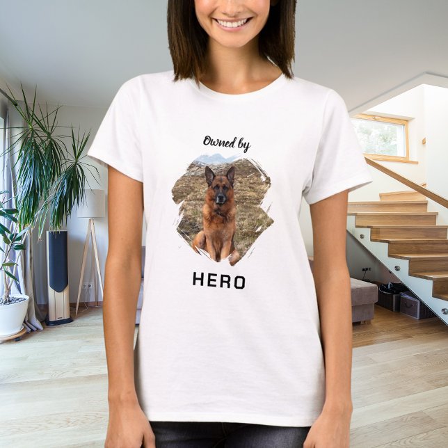 Camiseta Propiedad de la diversión de la foto del perro (Subido por el creador)