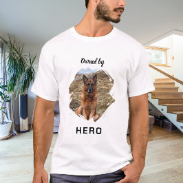Camiseta Propiedad de la diversión de la foto del perro