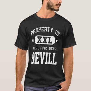 Camiseta Propiedad de la escuela deportiva Bevill XXL