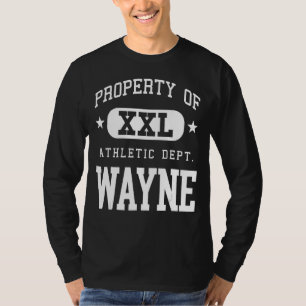 Camiseta Propiedad de la escuela deportiva Wayne XXL