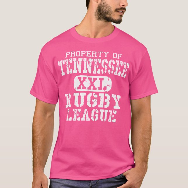 Camiseta Propiedad De La Liga De Rugby De Tennessee (Anverso)