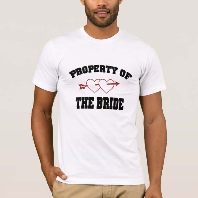 Camiseta Propiedad de la novia (Anverso)
