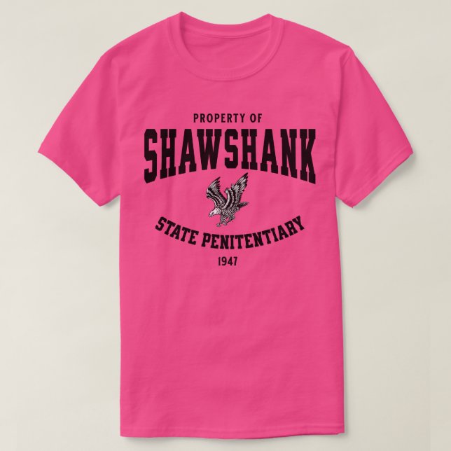 Camiseta Propiedad de la Penitenciaría Estatal de Shawshank (Diseño del anverso)