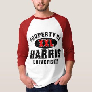 Camiseta Propiedad de la universidad de Harris