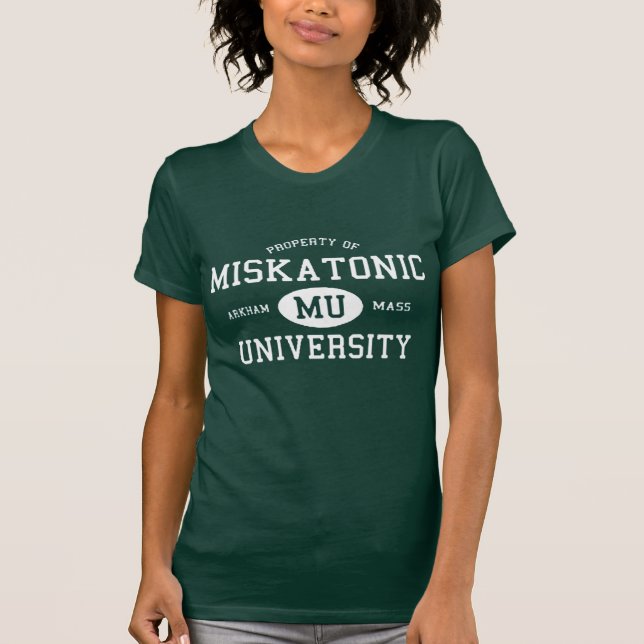 Camiseta Propiedad de la universidad de Miskatonic (Anverso)