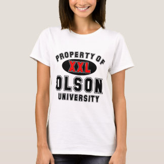 Camiseta Propiedad de la universidad de Olson